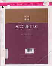 ACCOUNTING; TEXT AND CASES