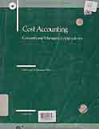 Image of COST ACCOUNTING; CONCEPTS AND MANAGERIAL APPLICATION