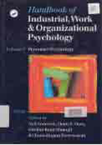 Image of HANDBOOK OF INDUSTRIAL, WORK & ORGANIZATIONAL PSYCHOLOGY