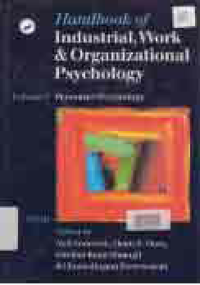 HANDBOOK OF INDUSTRIAL, WORK & ORGANIZATIONAL PSYCHOLOGY