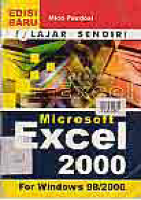 Image of BELAJAR SENDIRI MICROSOFT EXCEL 2000