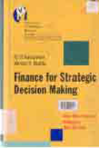 Image of FINANCE FOR STRATEGIC DECISION MAKING