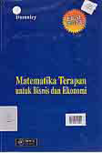 Image of MATEMATIKA TERAPAN UNTUK BISNIS DAN EKONOMI