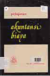 Image of PELAJARAN AKUNTANSI BIAYA