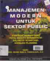 Image of MANAJEMEN MODERN UNTUK SEKTOR PUBLIC