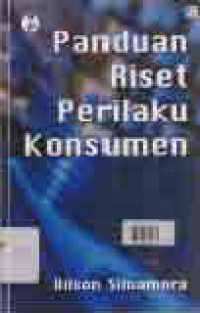Image of PANDUAN RISET PERILAKU KONSUMEN