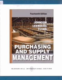 Image of PURCHASING AND SUPPLY MANAGEMENT
