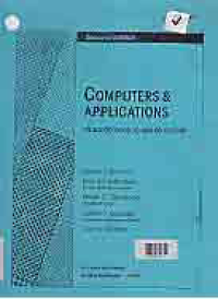 Image of COMPUTER & APLICATIONS : AN INTRODUCTION TO DATA PROCESSING