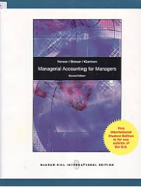 Image of MANAGERIAL ACCOUNTING FOR MANAGERS
