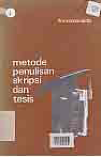 Image of METODE PENULISAN SKRIPSI DAN THESIS