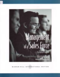 MANAGEMENT OF A SALES FORCE