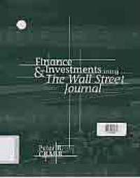 Image of FINANCE & INVESTMENTS USING THE WALL STREET JOURNAL