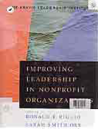 IMPROVING LEADERSHIP IN NONPROFIT ORGANIZATIONS