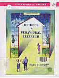 Image of METHODS IN BEHAVIORAL RESEARCH