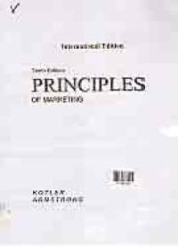 Image of PRINCIPLES OF MARKETING
