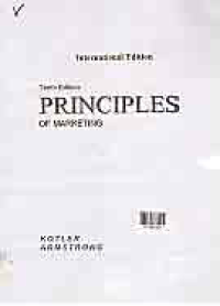 PRINCIPLES OF MARKETING