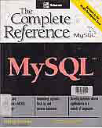 Image of MY SQL; The Complete Reference