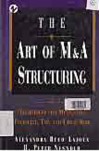 Image of THE ART OF M & A STRUCTURING