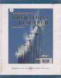 Image of INTRODUCTION TO OPERATIONS RESEARCH + CD