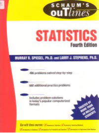 SCHAUM'S OUTLINES: THEORY AND PROBLEMS OF STATISTICS