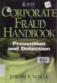 Image of CORPORATE FRAUD HANDBOOK : PREVENTION AND DETECTION