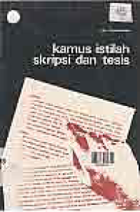 KAMUS ISTILAH SKRIPSI & TESIS