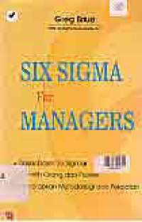 Image of SIX SIGMA FOR MANGERS