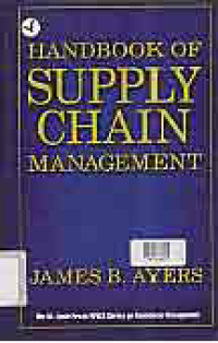 Image of HANDBOOK OF SUPPLY CHAIN MANAGEMENT