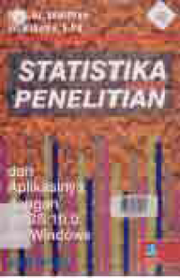 STATISTIKA UNTUK PENELITIAN dan Aplikasinya dengan SPSS 10.0 for Windows