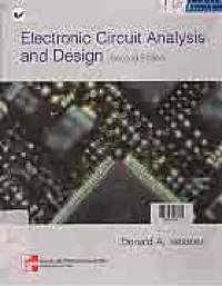 Image of ELECTRONIC CIRCUIT ANALYSIS AND DESIGN