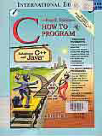 Image of C HOW TO PROGRAM