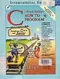 C HOW TO PROGRAM