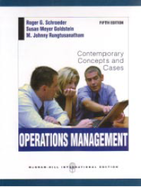 OPERATIONS MANAGEMENT; Contemporary Concepts and Cases