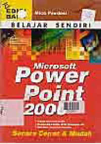 Image of BELAJAR SENDIRI MICROSOFT POWER POINT 2000