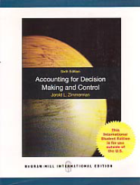Image of ACCOUNTING FOR DECISION MAKING AND CONTROL