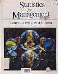 Image of STATISTIC FOR MANAGEMENT
