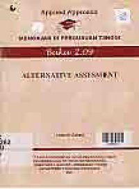 Image of ALTERNATIVE ASSESMENT; Applied Approach