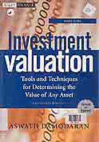 Image of INVESTMENT VALUATION : Tools and Techniques for Determining The Value Of Any Asset
