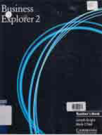Image of BUSINESS EXPLORER 2: Teacher's Book