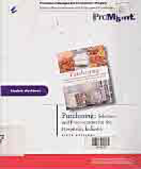 Image of PURCHASING : Selection and Procurement for the Hospitality Industry