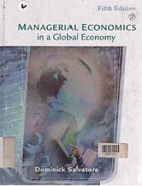 Image of MANAGERIAL ECONOMICS; In A Global Economy