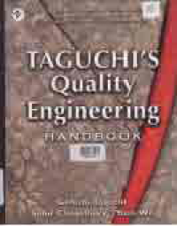 TAGUCHI'S QUALITY ENGINEERING HANDBOOK