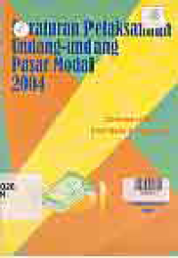 Image of PERATURAN PELAKSANAAN UNDANG-UNDANG PASAR MODAL 2004