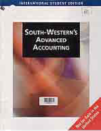 SOUTH WESTERN'S ADVANCED ACCOUNTING