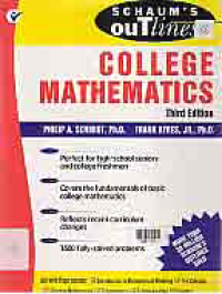 SCHAUM'S OUTLINES COLLEGE MATHEMATICS