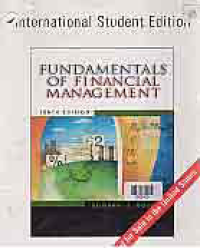 FUNDAMENTALS OF FINANCIAL MANAGEMENT + CD