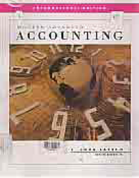 MODERN ADVANCED ACCOUNTING