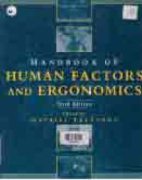 Image of HANDBOOK OF HUMAN FACTORS AND ERGONOMICS