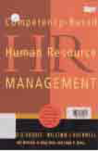 Image of COMPETENCY - BASED HUMAN RESOURCE MANAGEMENT