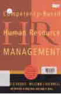 COMPETENCY - BASED HUMAN RESOURCE MANAGEMENT